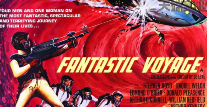 1966年，科幻电影：神奇旅程 Fantastic Voyage